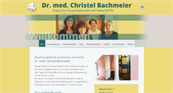 Desktop Screenshot of ihrefrauenaerztin.de